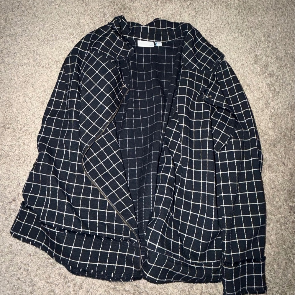Checkered blazer